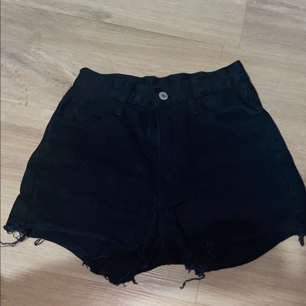 Classic Black Women's Jean Shorts